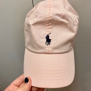 Pink Ralph Lauren Pink Pony Polo Cap